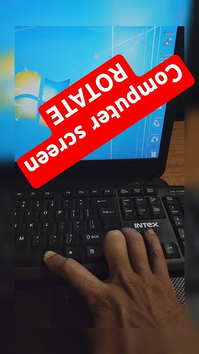 How to rotate computer screen || computer shortcut key #shorts # ...