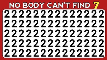 TEST YOUR OBSERVATION SKILLS | NUMBER AND LETTER EDITION - QUIZ CHALLENGE | ODDITY SPOTTING