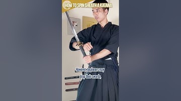 How to Spin Sheath a Katana #Shorts