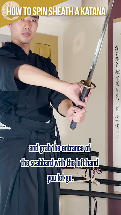 How to Spin Sheath a Katana #Shorts