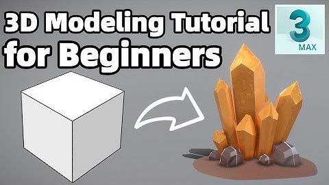 Create a Crystal from Scratch in 3ds Max | Beginner 3D Modeling Tutorial
