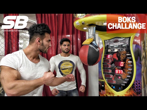 BOKS CHALLANGE YAPTIK!!! | Boks Makinesini PARÇALAYAN 3 KARDEŞ!!!