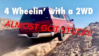 4 Wheelin’ with a 2WD | ALMOST GOT STUCK!! | Toyota Pickup 4 Wheelin’ with a 2WD | ALMOST GOT STUCK!! | Toyota Pickup