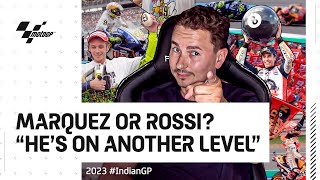 Marquez or Rossi - who's the greatest? 🤔 Lorenzo's opinion and what he thinks ahead of 2024