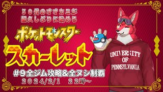 【ポケモンSV#9】全ジム攻略＆全ヌシ制覇したい３０代のオオカミ【若葉ヒョウガ】