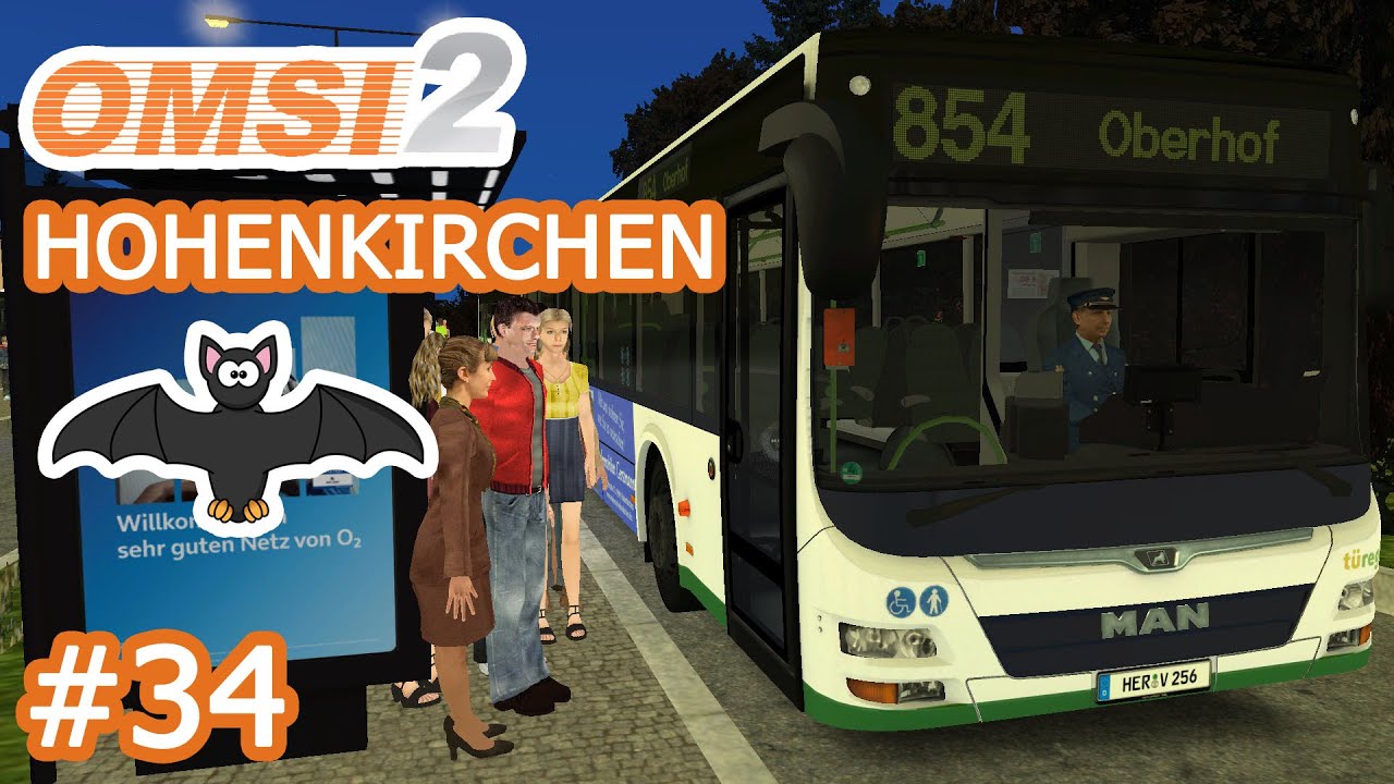 OMSI 2 - Hohenkirchen - Linie 854 (→) - MAN Lion City A20 E6