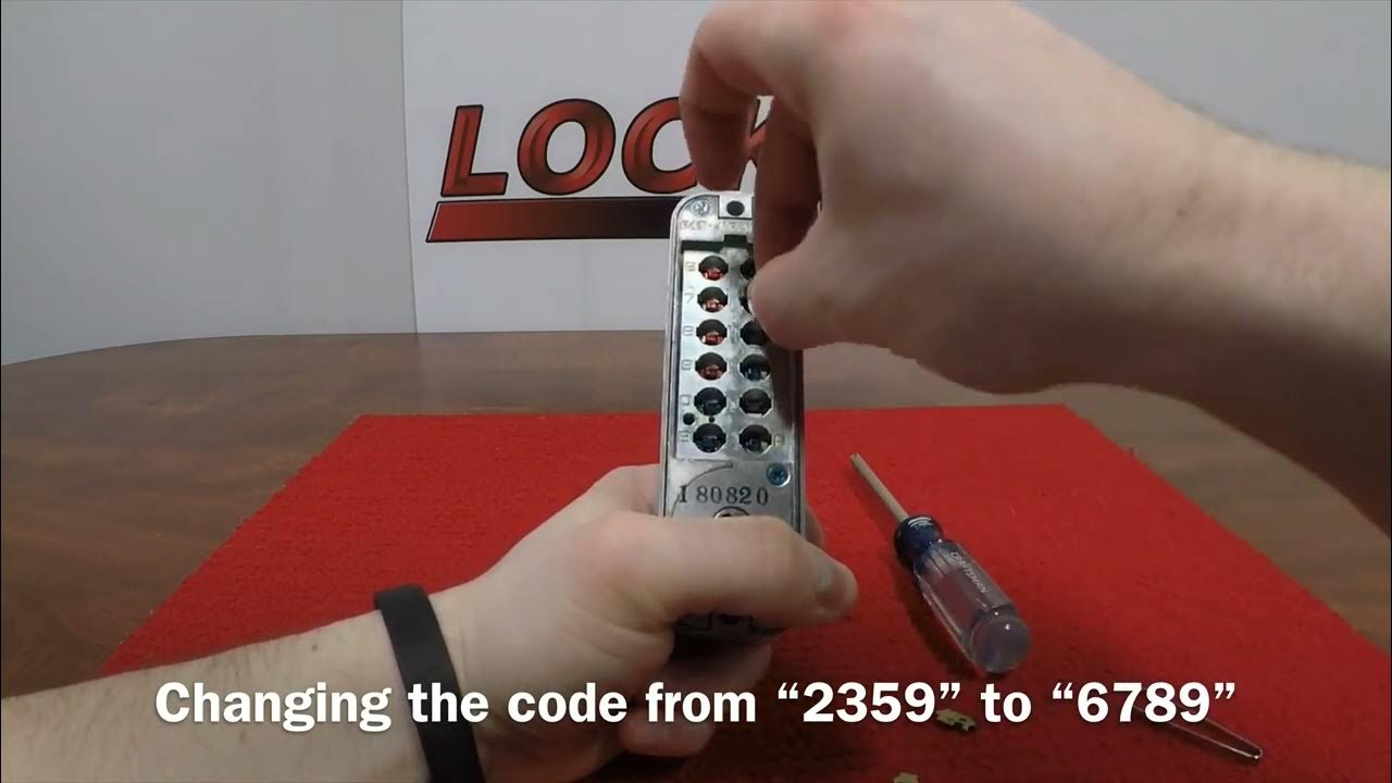 How to Change Code for M Series & C Series Deadbolt Locks by Lockey