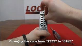 How to Change Code for M Series & C Series Deadbolt Locks by Lockey - Product Demonstration