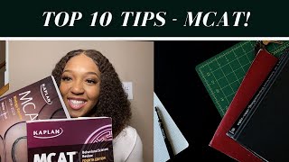 TOP 10 MUST-HAVE TIPS for Studying for the MCAT, major exams, etc!