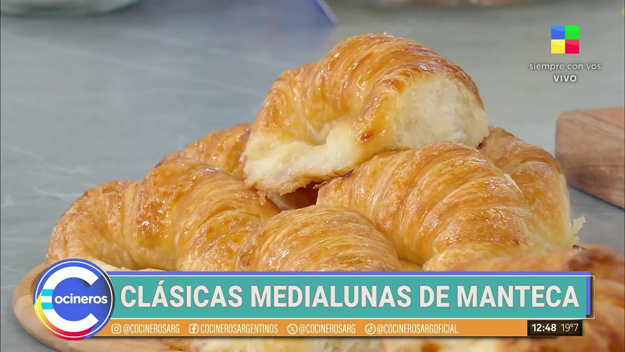 ¡Juan Manuel Herrera te enseña a hacer las mejores MEDIALUNAS DE MANTECA como las de panadería! 🥐
