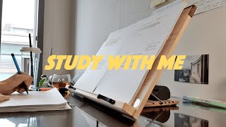 study with me | 이면지랑 펜 하나면 공부준비완료!📝 | REAL TIME | fire ASMR