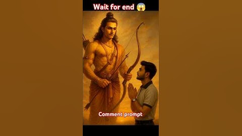 bhagwan Ram ke Sath Apni Photo Kaise Banaye | AI Editing Tutorial #trending #chatgpt #photo #editing