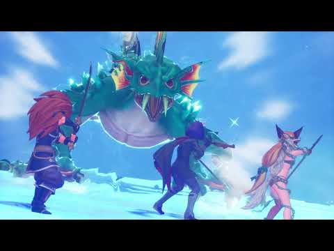 【聖剣伝説3 TRIALS of MANA】水の神獣フィーグムンド戦（ホークアイ・デュラン・リース）【ノーフューチャー】