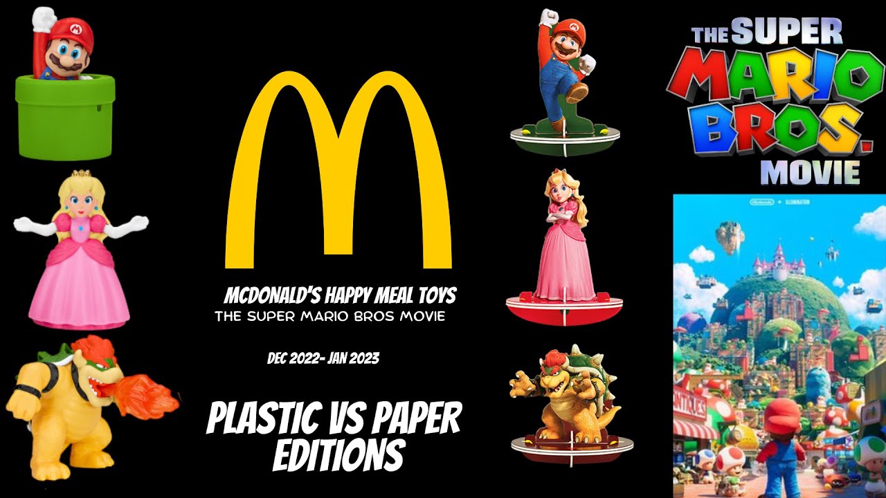 Civiel kanaal Kustlijn McDonald's Happy Meal Toys Dec 2022 - Jan 2023 : The Super Mario Bros Movie  - YouTube