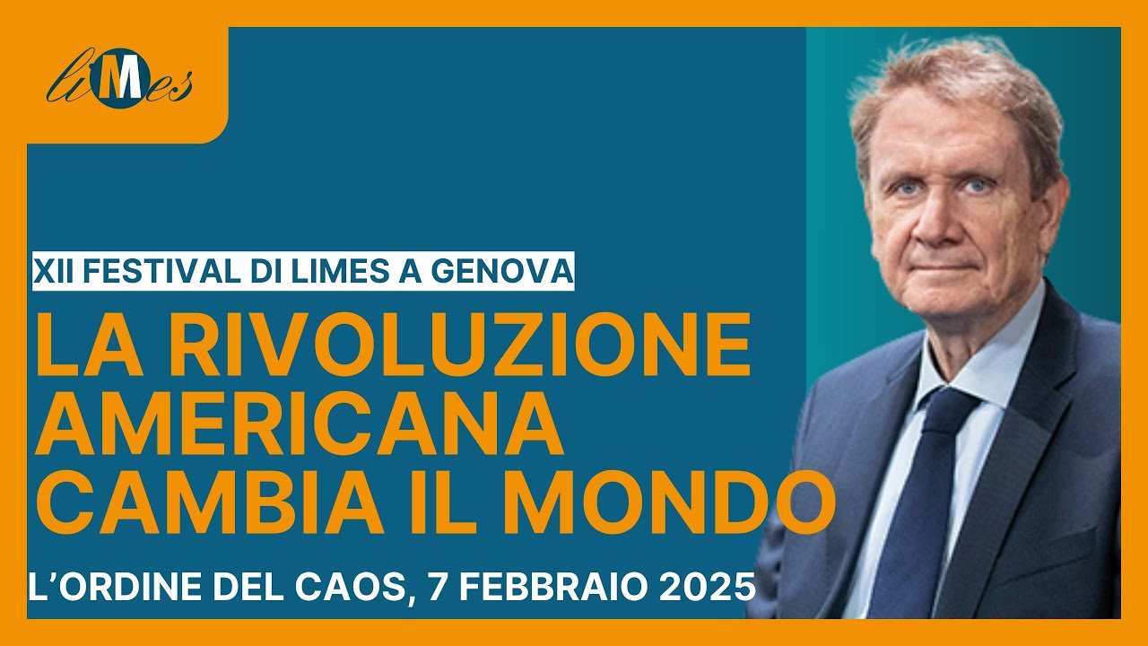 La rivoluzione americana cambia il mondo - di Lucio Caracciolo - XII Festival di Limes a Genova