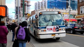 MTA New York City Bus: 1998 Nova Bus RTS #4987 on the Q56 Bus.