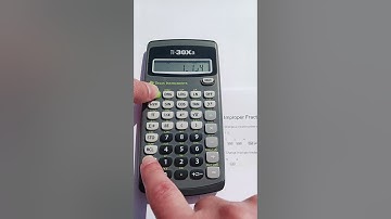 TI-30Xa Mixed Numbers and Improper Fractions