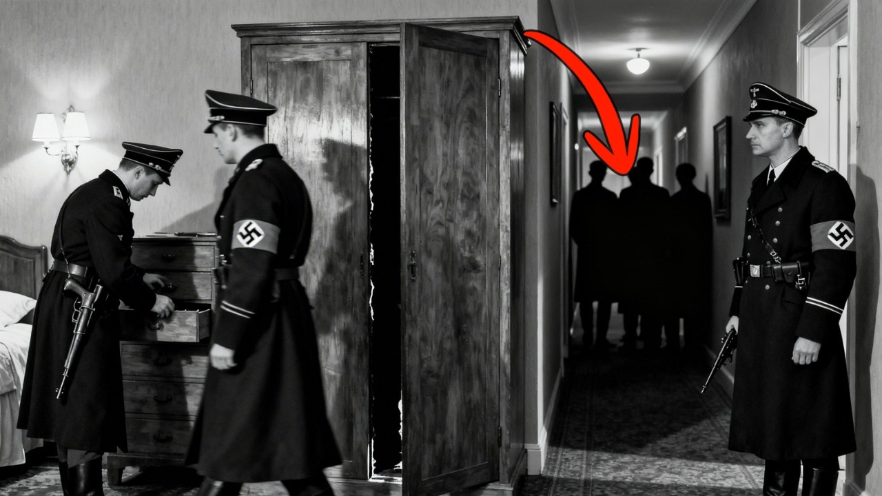 La Gestapo Registró Su Hotel 9 Veces… Sin Saber Que Había Un Pasillo Tras El Armario