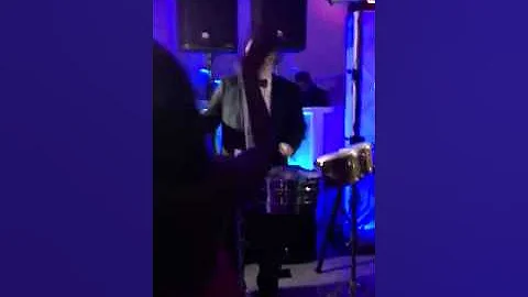 Drumming at Marissa and Jay wedding