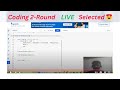 Live Selected 2nd Round 🎉| React | Node.js | DSA | Experience Overview | 3+ Years