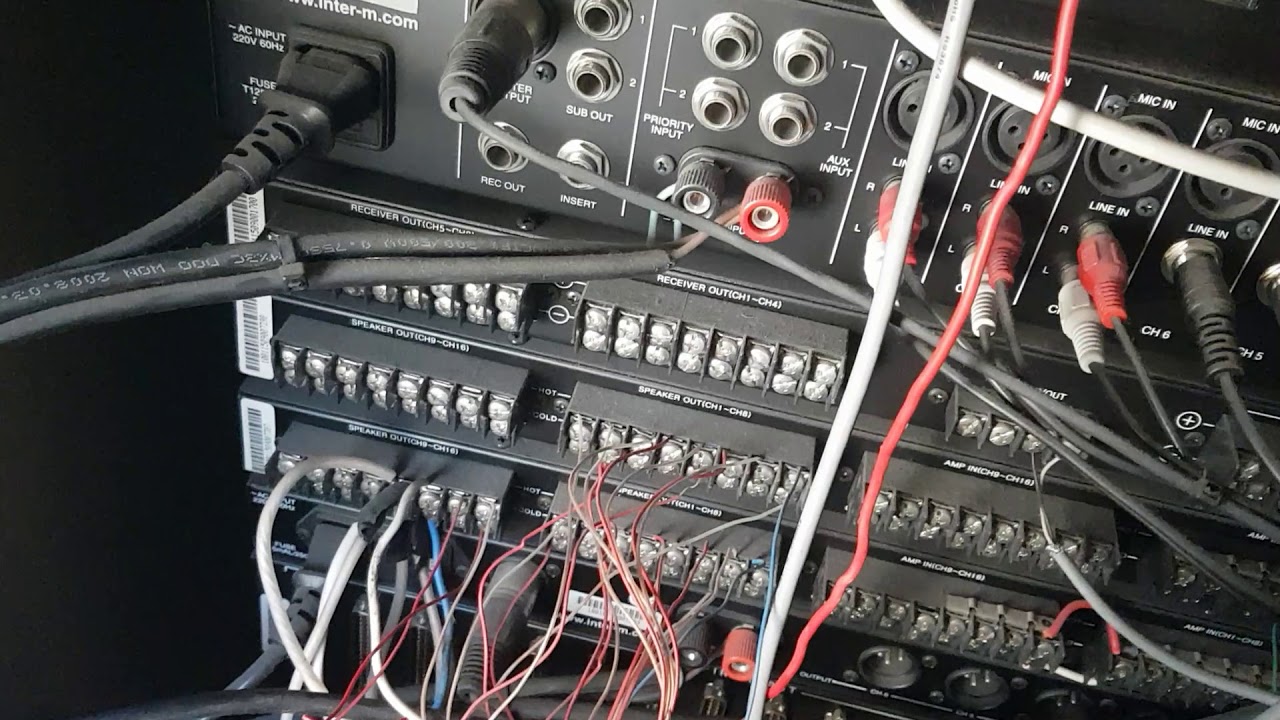 비상방송설비 스피커단자