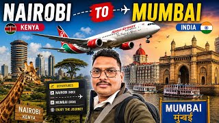 Nairobi 🇰🇪 to Mumbai 🇮🇳 Complete Travel Vlog | Airport Tour + Flight Journey | International Flight