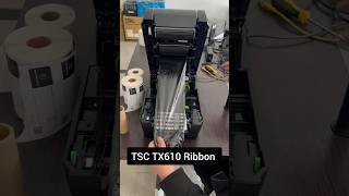 Loading Ribbon in TSC TX610 Printer/  Install Ribbon in TSC #tscprinters