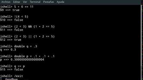 JShell (Ejemplo de uso)