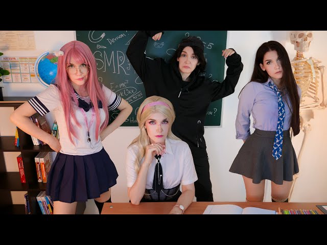 ASMR IN CLASS WITH FRIENDS 👩🤵 👨‍🎓