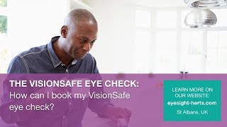How can I book my VisionSafe Eye Check?