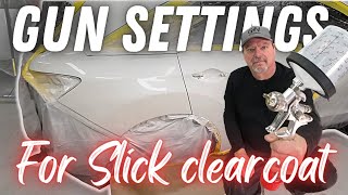 How to paint a car using base coat / clear coat and the best way to set up your gun for clear!