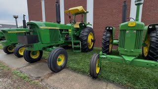John Deere tractors at 2026 Historic Farm Days Show at Penfield Illinois 