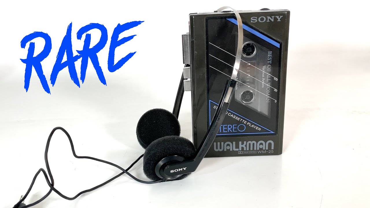 Retro 1980s SONY Walkman Stereo Tape Cassette Player WM-25 & MDR-010  Headphones Review 