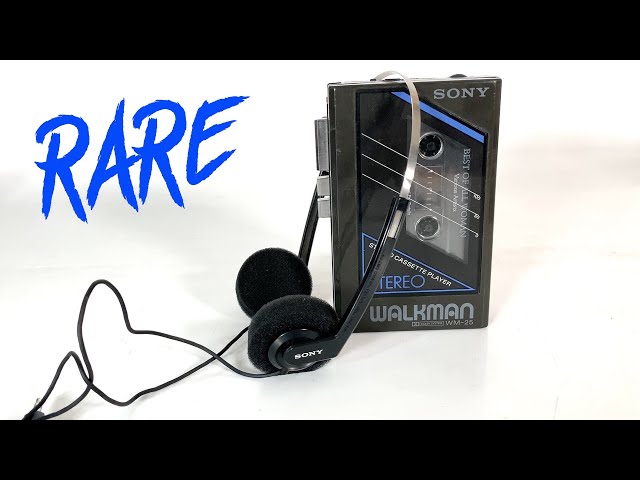 Retro 1980s SONY Walkman Stereo Tape Cassette Player WM-25 & MDR-010  Headphones Review 