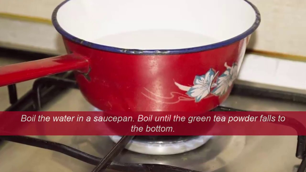 How to make green tea powder at home Green tea powder recipe YouTube