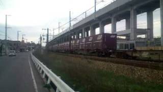 山陽本線 EF210-100番台前期型 東福山駅近く