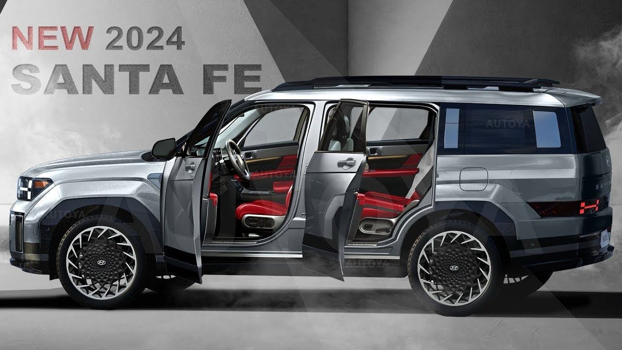 Hyundai Santa Fe 2024, AllNew Interior Design Revealed Car / First