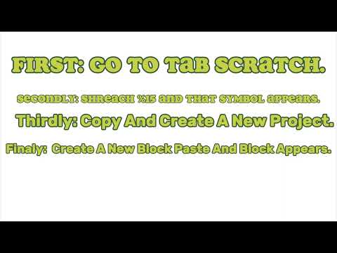 How To Make A Red Hacked Block In Scratch!