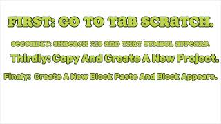 How To Make A Red Hacked Block In Scratch!