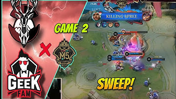 [ENG] GEEK FAM VS THEOHIOBROTHERS GAME 2 | M5 WORLD CHAMPIONSHIP