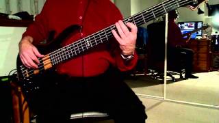 Video thumbnail of "Black Magic Woman - Santana - Bass Guitar Playalong / Cover"