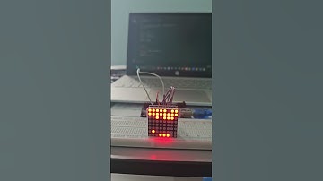 brick breaker with dot matrix #arduino #arduinotutorial #arduinoproject