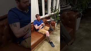 prosthetic leg has multiple uses #shorts