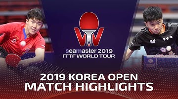 Wang Chuqin vs Lin Yun-Ju | 2019 ITTF Korea Open Highlights (R32)