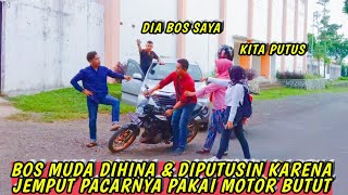 AWALNYA DIHINA DAN DIPUTUSIN KARENA JEMPUT PAKAI MOTOR BUTUT !! 30 MENIT KEMUDIAN PACARNYA MENYESAL