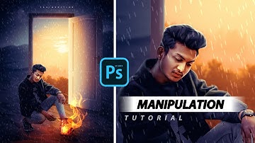 Mobile Photo Editing 😱 Creative photo manipulation in Ps Touch 🔥 Fahim Editing.