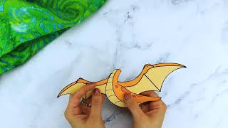 Free Printable Pterodactyl Craft Template
