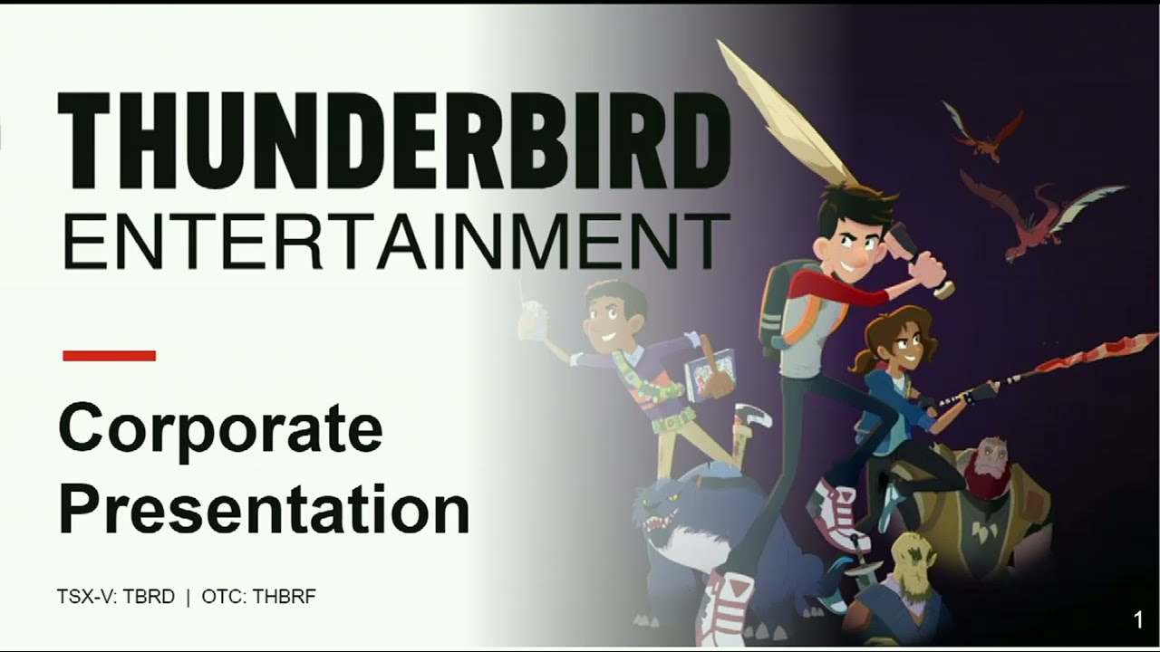 Thunderbird Entertainment Group (TSX-V: TBRD) (OTCQX: THBRF) Webcast (December 2021) | SNN Network