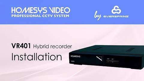 HomeSys Video - IVR installation