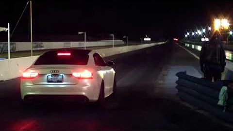 JHM Audi B8-S5 4.2L V8 FSI Tiptronic (Automatic) Stage 1 Supercharger Kit runs 11.9@116!